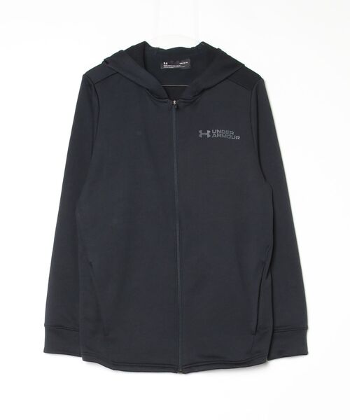 アンダーアーマー◆ジップアップ パーカー 裏地メッシュ ブラック Lサイズ UNDER ARMOUR（アンダーアーマー） ジップアップパーカー L ブラック