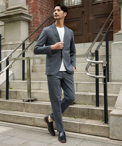 「TETE HOMME」 セットアップ MEDIUM グレー メンズ_画像7