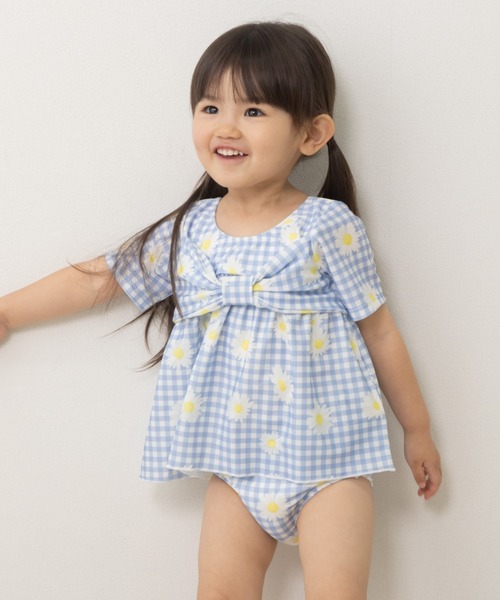 水着 sophitica 花柄セパレートチェック キッズ 子供 : ZOZOTOWN Yahoo