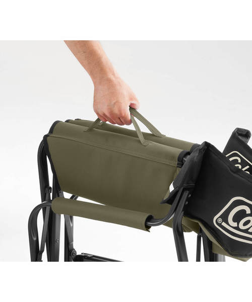Coleman（コールマン） サイドテーブル付デッキチェア(オリーブ