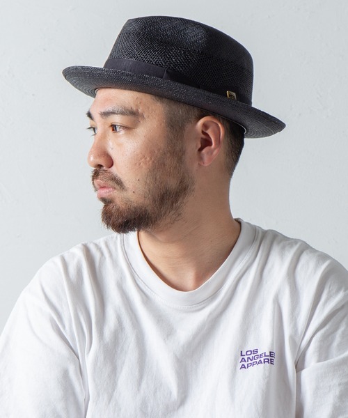 KNOX(革小物) 帽子 ハット 本パナマ胴レース KMC / Panama
