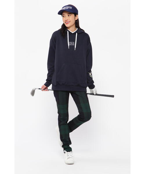 パーリーゲイツ　レディース　ストレッチ　パンツ　チェック柄　ブラックウォッチ￼ PEARLY GATES パンツ 「PEARLY GATES」BIGチェック柄 ストレッチ