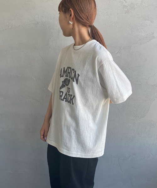 AMERICANA tシャツ Tシャツ [Americana/アメリカーナ] カレッジ