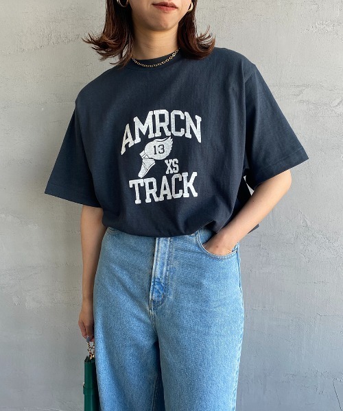AMERICANA tシャツ Tシャツ [Americana/アメリカーナ] カレッジ
