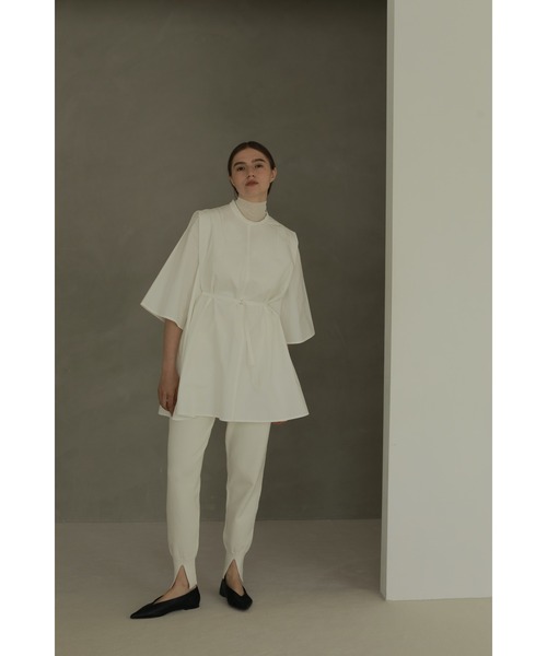 MANOF（マノフ） パンツ HEM SLIT JERSEY KNIT PANTS レディース