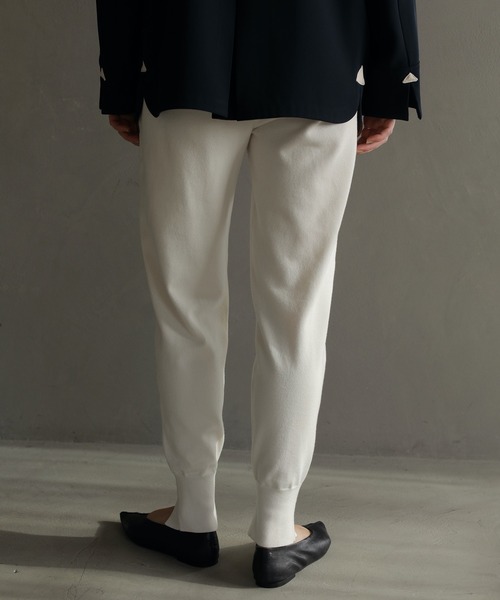 MANOF HEM SLIT JERSEY KNIT PANT マノフ MANOF HEM SLIT JERSEY KNIT PANT マノフ