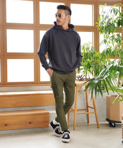 JIGGYS SHOP カーゴパンツ スキニー ストレッチ ダウンカーゴ