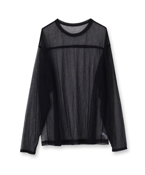 ブラウス シャツ provoke（プロヴォーク）チュールシアー L／S