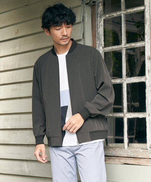 ジャケット・ブルゾン IKO ikka（イッカ） ブルゾン アウター 「撥水」Teflon(R)ストレッチ