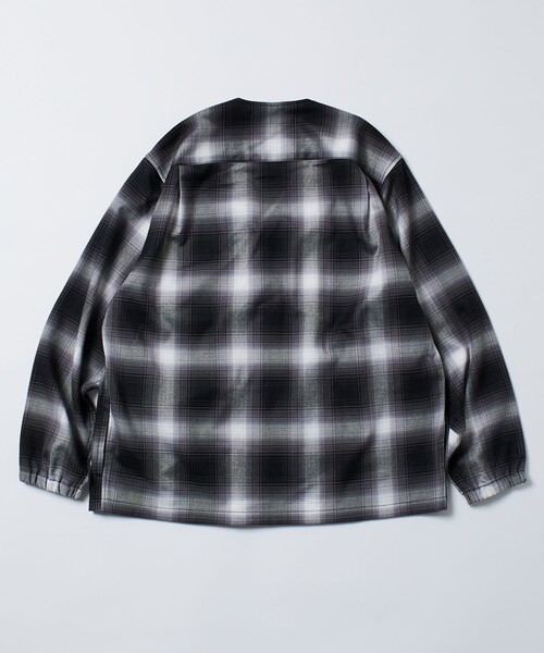 チェックシャツカーディガン A'GEM/9 × .kom 『 FANCY CLUB/ファンシークラブ』 CHECK SHIRT