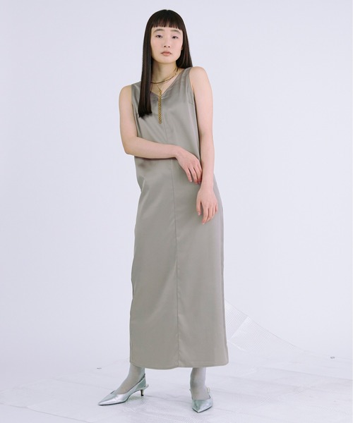 Ezick ドレス Sparkle sheer モチーフレースセットドレス