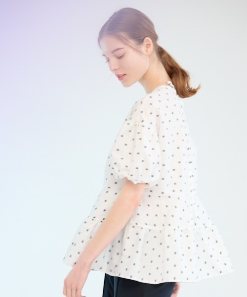 Sono（ソーノ） ブラウス シャツ 「SONO/ソーノ」モーショナルドット