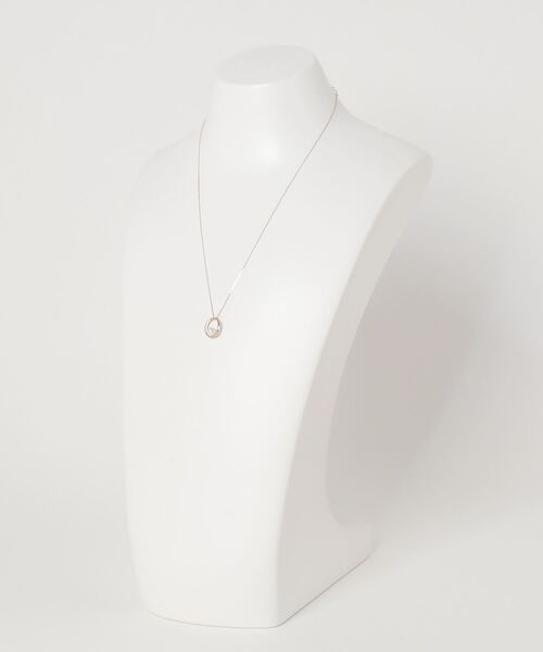 ネックレス K10PG パール ネックレス レディースの画像