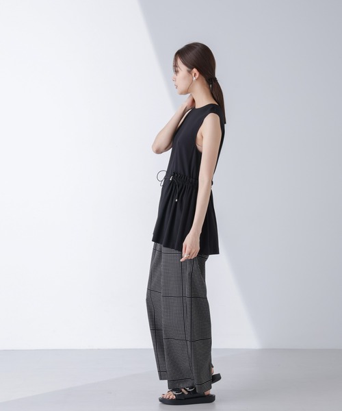 NANO universe パンツ AtPARK＆DAILYWEAR/ドットプリントパンツ