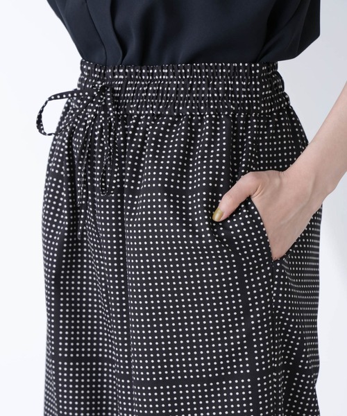 NANO universe パンツ AtPARK＆DAILYWEAR/ドットプリントパンツ