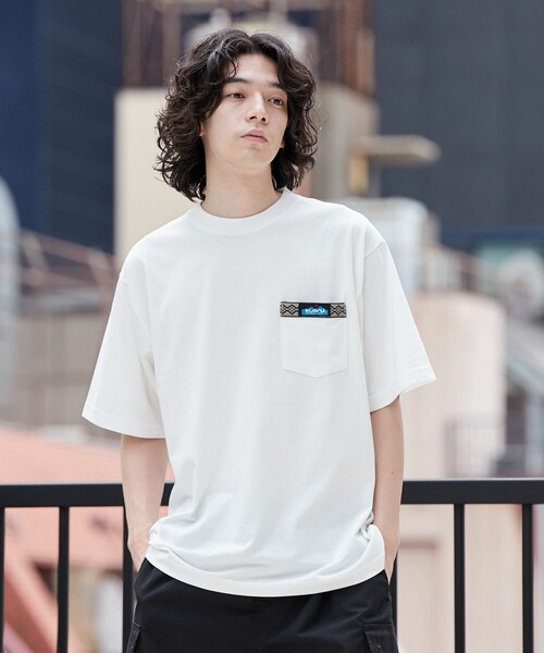 tシャツ KAVU（カブー）別注 WAVING ポケットTシャツ メンズ | KAVU | 01