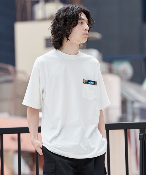 tシャツ KAVU（カブー）別注 WAVING ポケットTシャツ メンズ | KAVU | 05