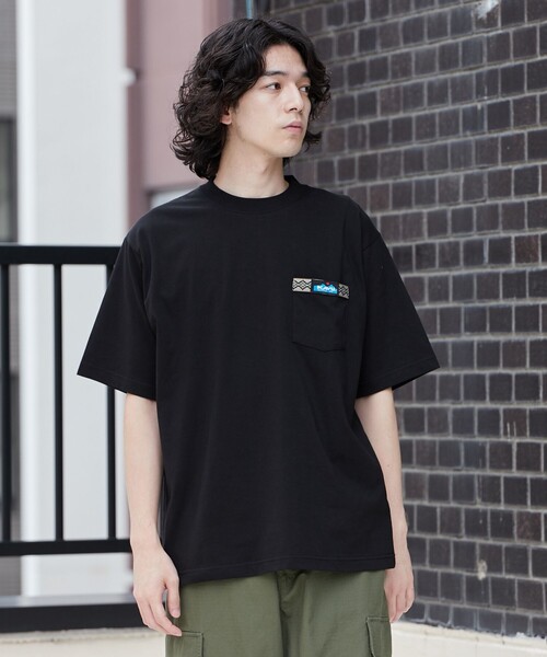 tシャツ KAVU（カブー）別注 WAVING ポケットTシャツ メンズ | KAVU | 08