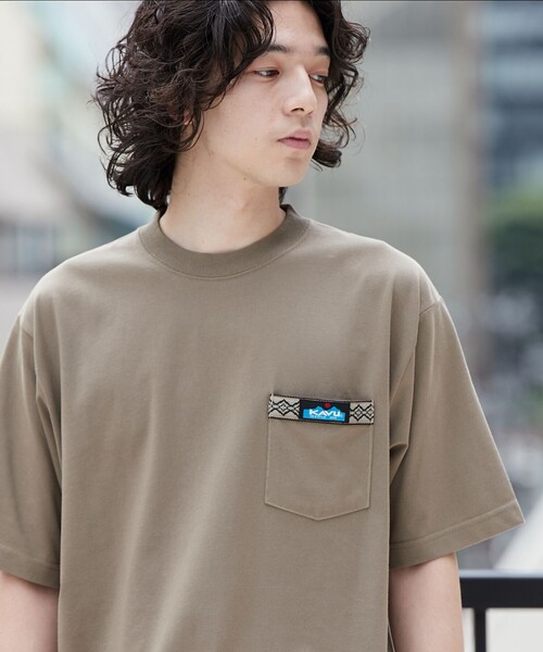 tシャツ KAVU（カブー）別注 WAVING ポケットTシャツ メンズ | KAVU | 11