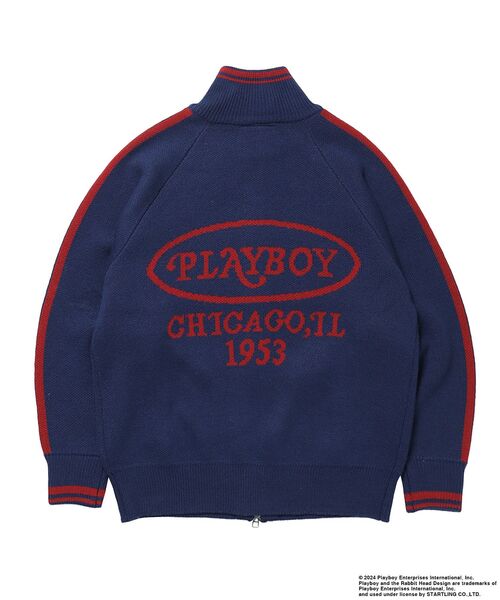Playboy SEQUENZ ニット　トラックジャケット　カウチンセーター SEQUENZ（シークエンズ）】PB RAGLAN COWICHAN SWEATER / ニット