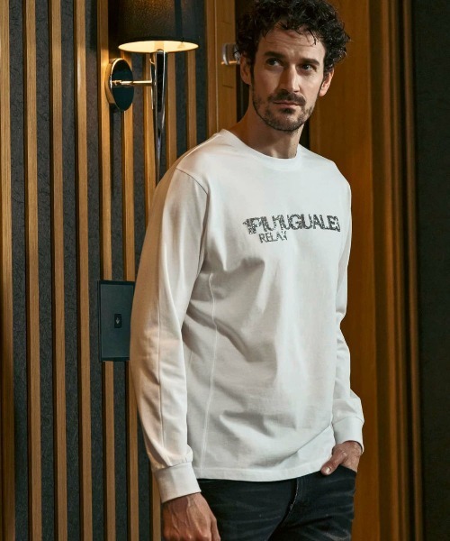 1PIU1UGUALE3 RELAX tシャツ RELAX(ウノピゥウノウグァーレトレ