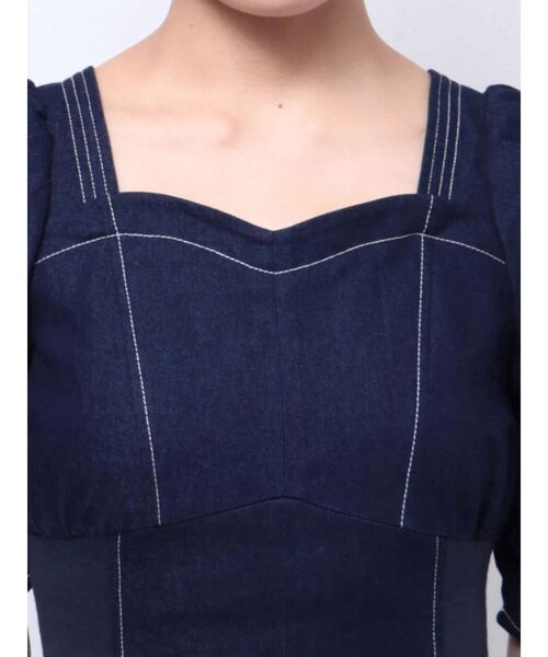 CALNAMUR（カルナムール） ワンピース ウエストシェイプデニム