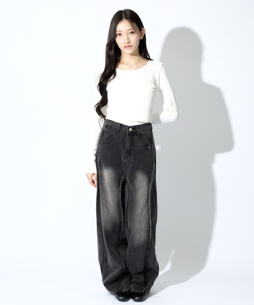 tinkerend ジーンズ デニム デニムパンツ 「ユニセックス」Wave