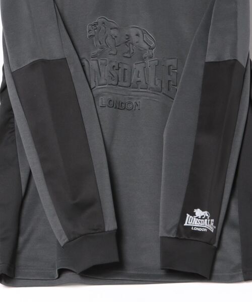 LONSDALE（ロンズデール） パーカー 「LONSDALE」ポリニット配色切替