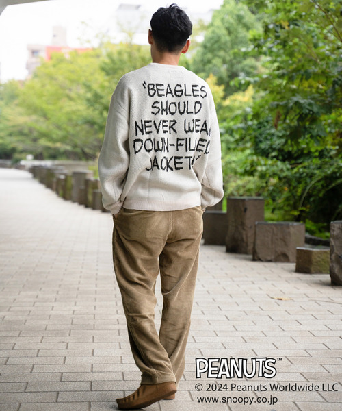 VENCE EXCHANGE セーター ニット PEANUTS ピーナッツ SNOOPY