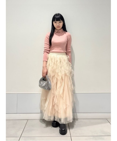 【新品未使用タグ付き】LOULOU WILLOUGHBY ケープ付きニット LOULOU WILLOUGHBY】リトルブラックケープジャケット
