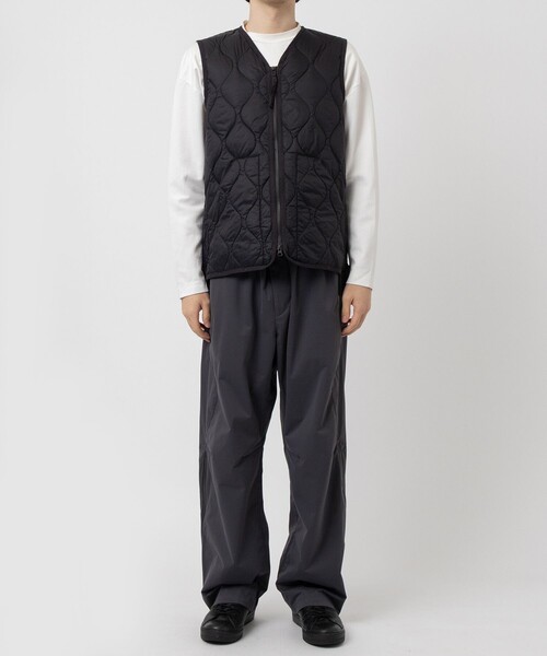 TAION（タイオン） ベスト ジレ 「TAION/タイオン」MILITARY V NECK W