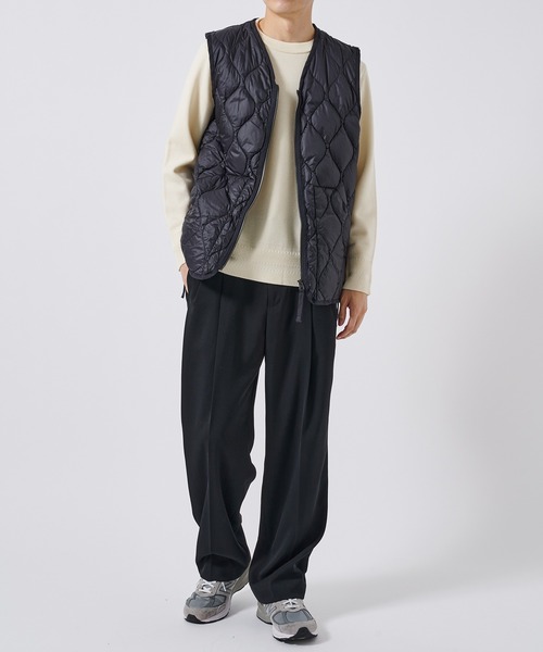 rosy monsterコンコンベストkonkok zip vest グレー rosy monsterコンコンベストkonkok zip vest グレー 新品rosy monster