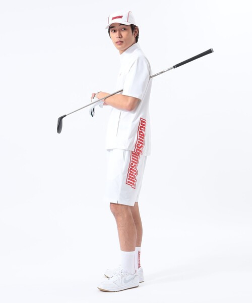 ビームスゴルフ オレンジレーベル◇ハーフ パンツ◇ホワイト Sサイズ BEAMS GOLF（ビームス ゴルフ）ORANGE LABEL / USシリーズ 撥水