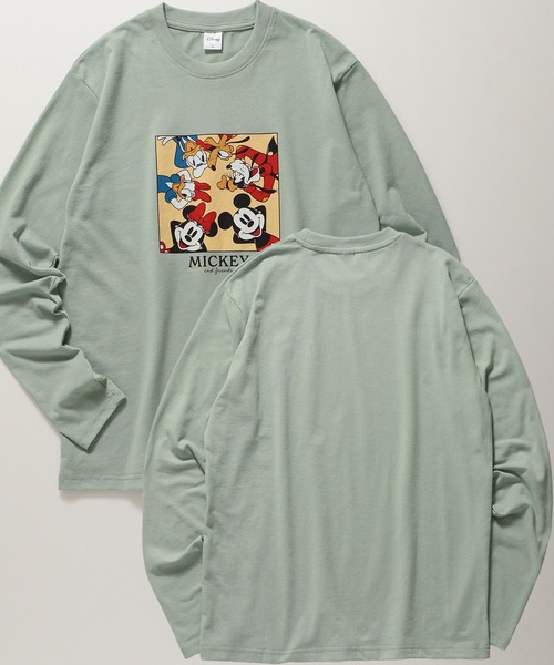 Disney tシャツ 「DISNEY/ディズニー」プリントロングスリーブT