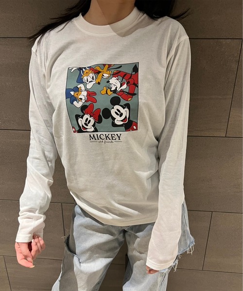 Disney（ディズニー） tシャツ 「DISNEY/ディズニー」プリントロング