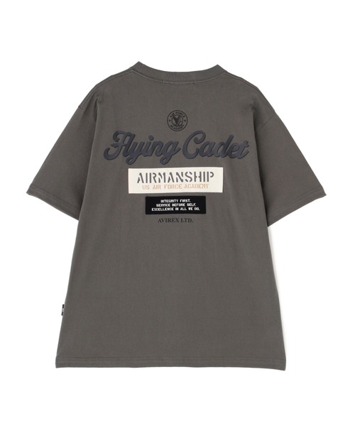 国内発送【AVIREX】カデット パッチ 半袖Tシャツ CADET PATCH T-SHIRT / カデット パッチ 半袖Tシャツ / AVIREX