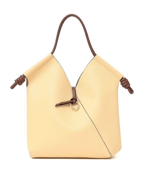 SHIPS any トートバッグ any: バイカラー Vカット トート バッグ