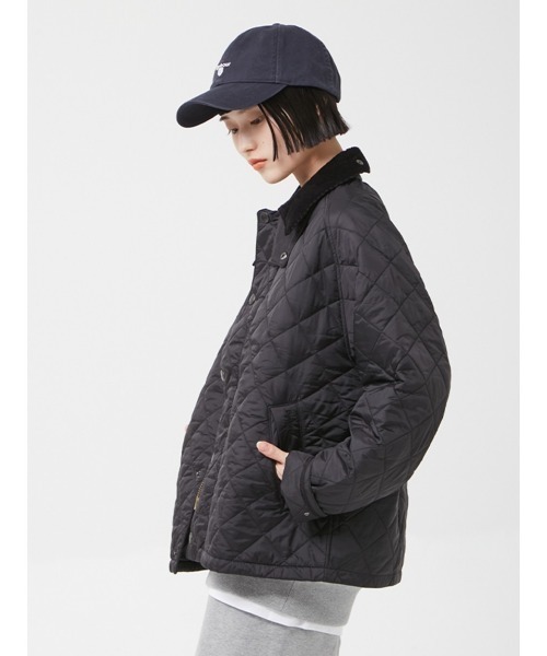 ブルゾン アウター Barbour OS Transport Quilted Jacket（バブアー トランスポート キルティング ブルゾン）の画像