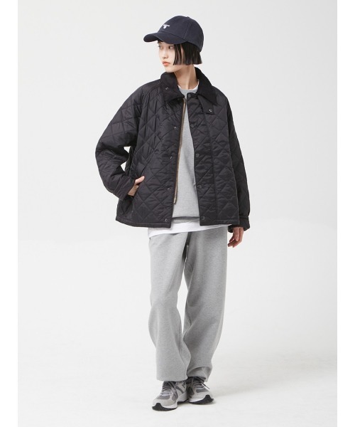 ブルゾン アウター Barbour OS Transport Quilted Jacket（バブアー トランスポート キルティング ブルゾン）の画像