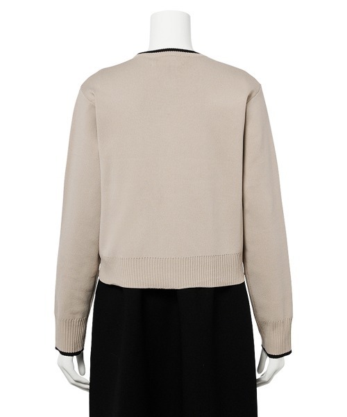 Mila owen クルーネックくるみ釦短丈ニットカーディガン ホワイト　新品 楽天市場】【SALE／50%OFF】クルーネックくるみ釦短丈ニット