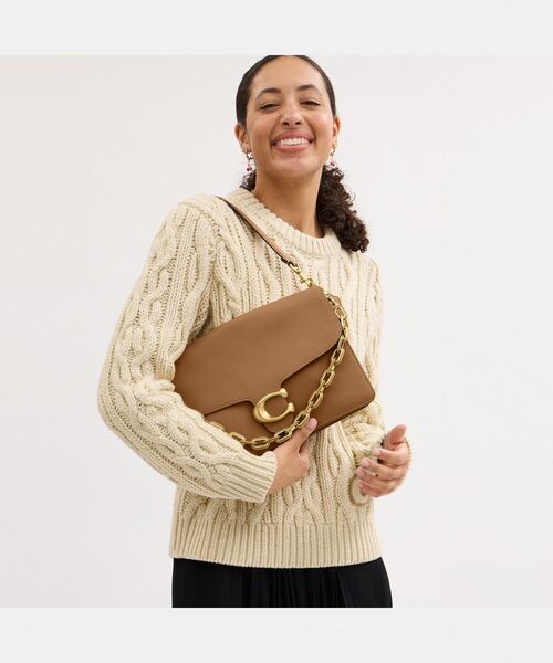 COACHチェーンタビーショルダーバッグ30【安心の国内買付/発送】 COACH｜【公式】チェーン タビー ショルダー バッグ 30