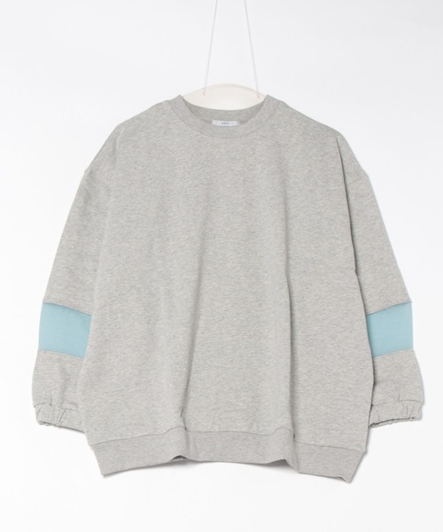 トレーナー スウェット Sweatshirt with Sheer Sleeve Details　袖シアーディティールスウェット レディース | SOTT | 20