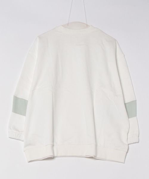 トレーナー スウェット Sweatshirt with Sheer Sleeve Details　袖シアーディティールスウェット レディース | SOTT | 21