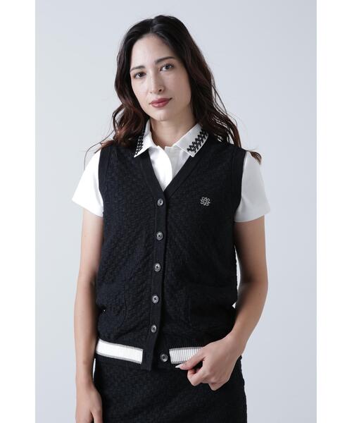 St ANDREWS ベスト ジレ 「St ANDREWS」9G市松柄裏付きベスト (WOMENS