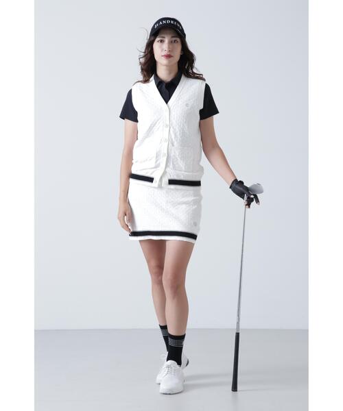 St ANDREWS ベスト ジレ 「St ANDREWS」9G市松柄裏付きベスト (WOMENS