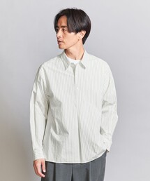 シャツ タイプライター ワッシャー ピンストライプ プルオーバー シャツ メンズ｜ZOZOTOWN Yahoo!店