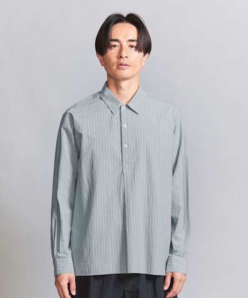 BEAUTY&amp;YOUTH UNITED ARROWS - 専用　美品　baserange ブルーシルクシャツ ax4133-21_1.jpg