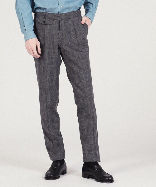 【美品、状態◎】TOMORROWLAND　PILGIM スラックス TOMORROWLAND（トゥモローランド） 「PILGRIM」スラックス S ブルー系