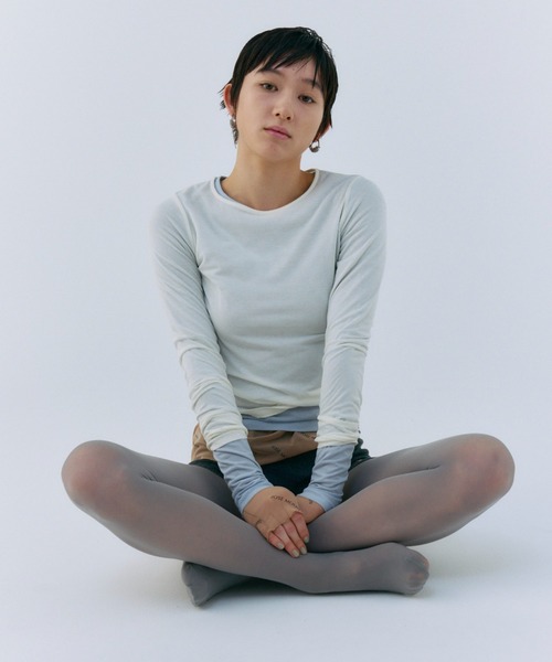 JOSE MOON（ジョゼムーン） tシャツ SHEER CUTSEW TOPS/シアー