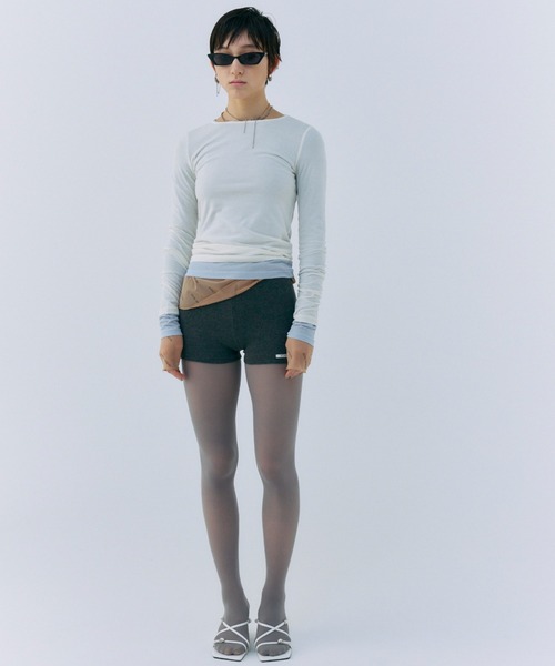 JOSE MOON（ジョゼムーン） tシャツ SHEER CUTSEW TOPS/シアー